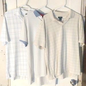 Lot of three golf polos all size large
